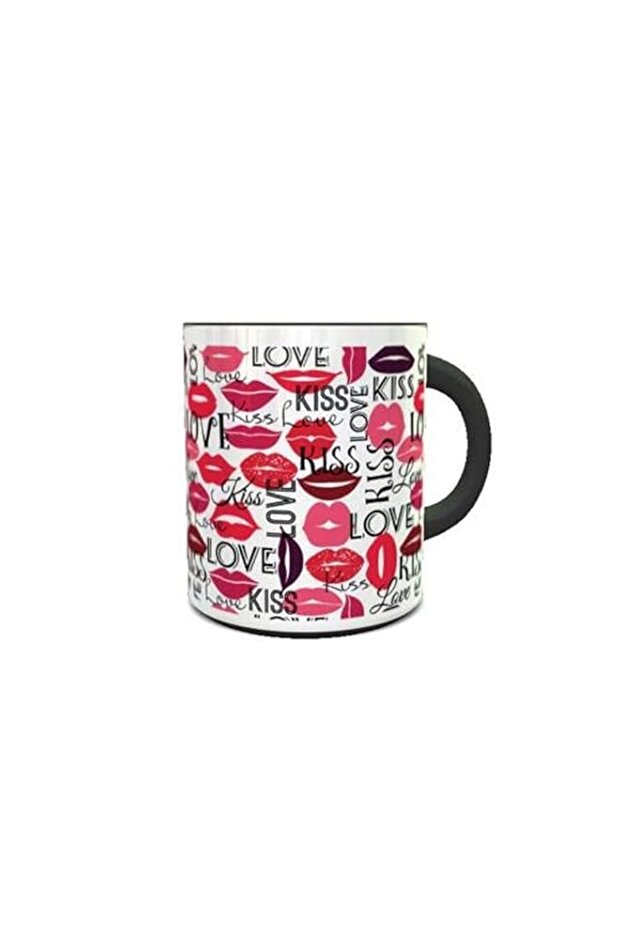 Impress Color Changing Heat Sensitive Coffee Mug with Seamless Lips Design