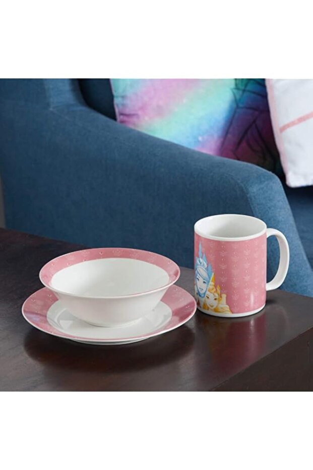 Disney 3 Pcs Set, Piece Of 1, Multicolor, Trha520, Breakfast Set