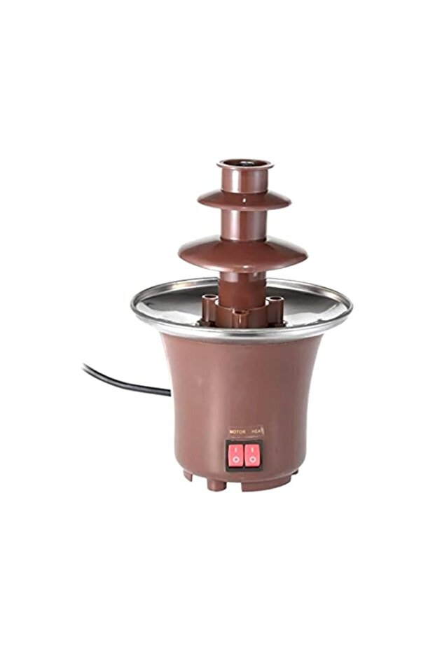 3 Tier Mini Chocolate Fountain Ea-820 Brown/Silver