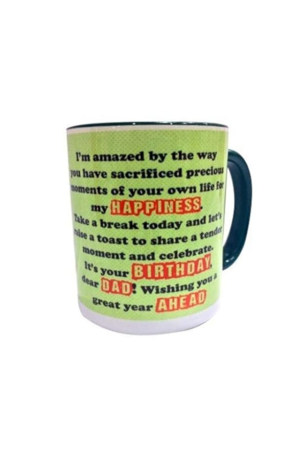 imPRESS Happy Birthday Dad Greetings Mug 1102