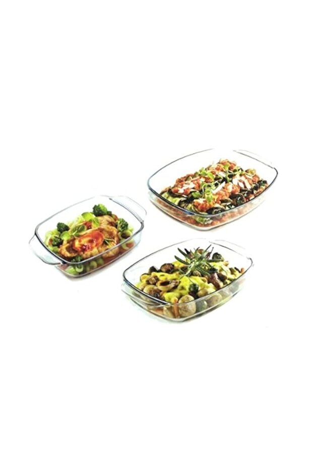 Oven-Proof Dish Glas 2er Set