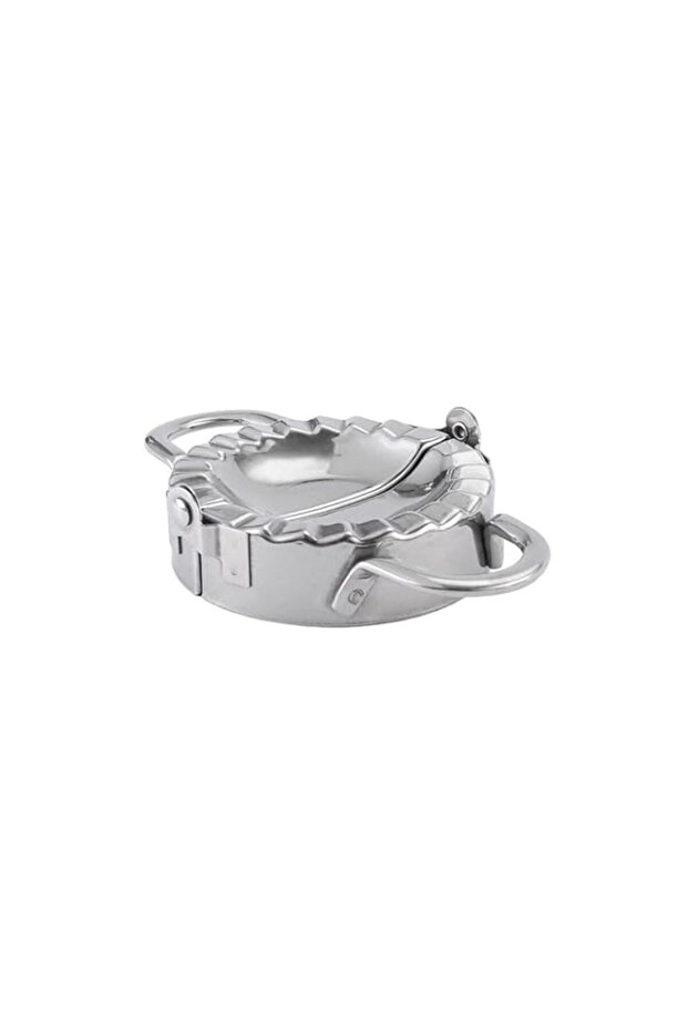 Dumping Maker Dough Press Circle Cutter Silver 15.00X3.00X11.00Centimeter