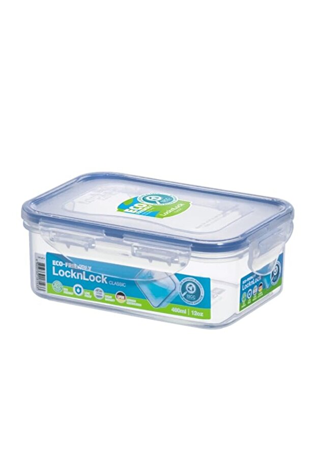LocknLock 460ml Rectangular Airtight Food Storage Container - BPA-Free, Microwave, Freezer, and Dishwasher Safe