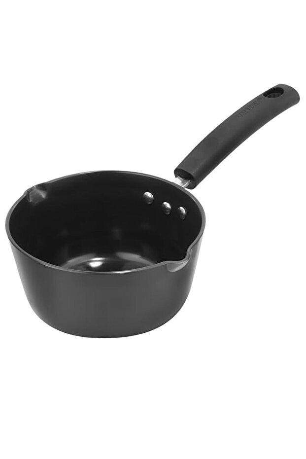 Vinod Hard Anodized American Sauce Pan without Lid - 14 cm, 1 Litre