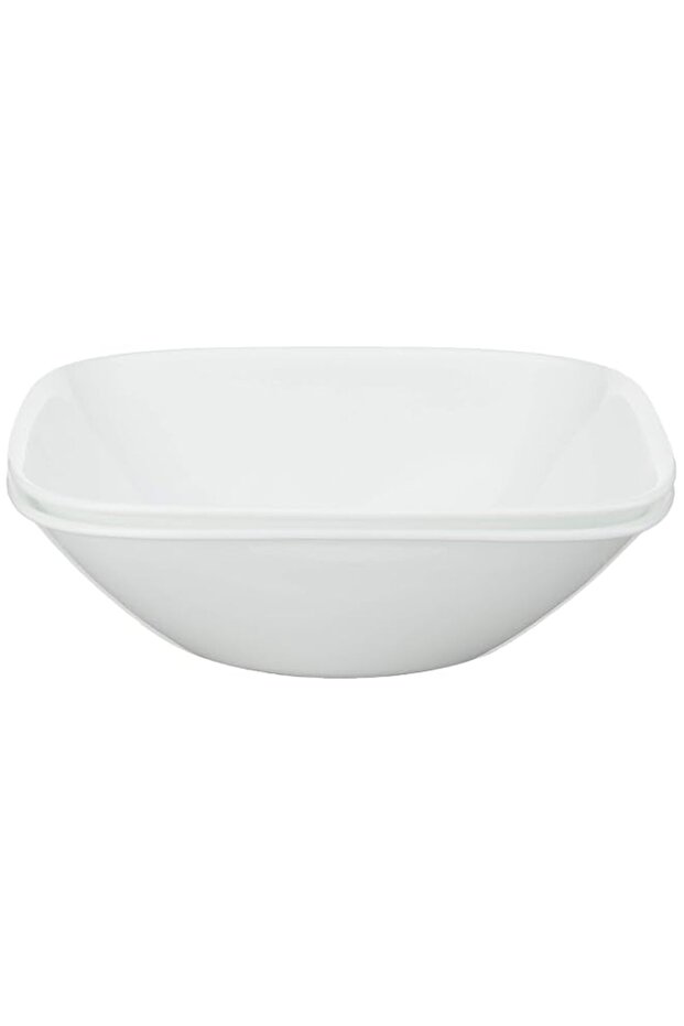 Corelle Square Luncheon Dinnerware Sets Bowl, 1-Quart White COMINHKG077965