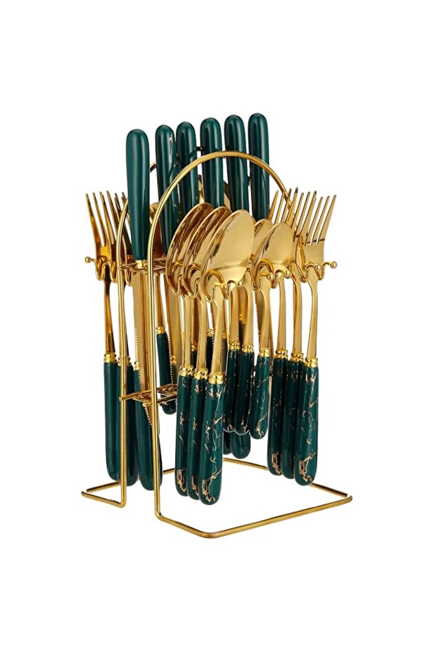 V A V 24-PIECE FLATWARE CUTLERY SET FOR 6 PEOPLE.