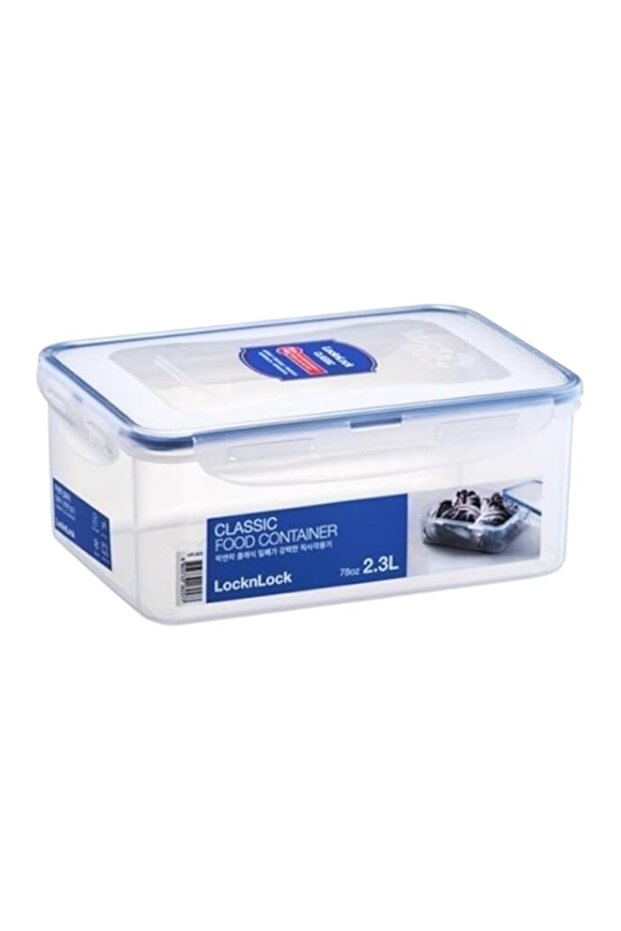 LocknLock 2.3L Rectangular Airtight Food Storage with Divider - BPA-Free, Microwave, Freezer, and Dishwasher Safe