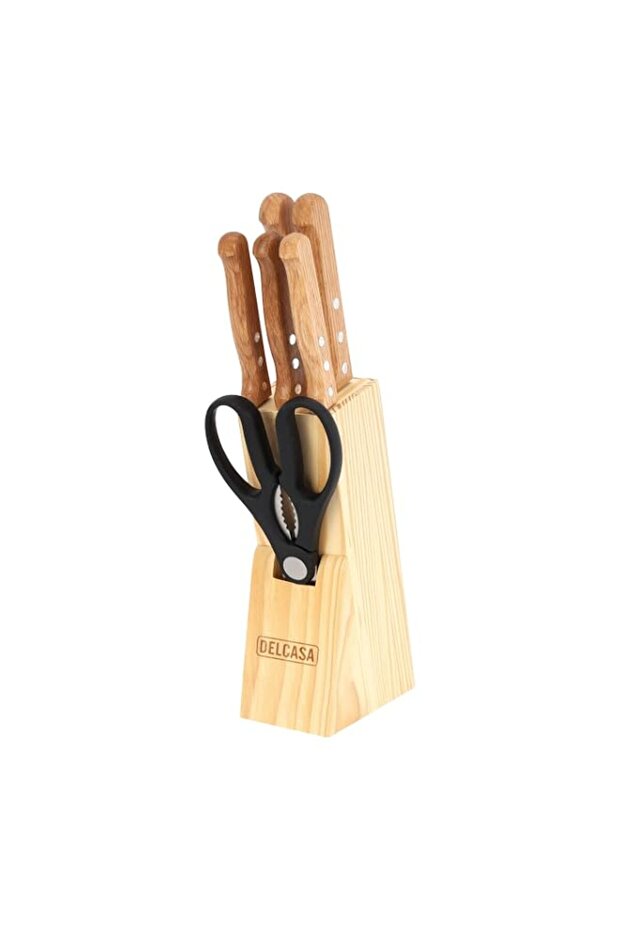 DelcasaKitchenKnifeSet-DC3792/IncludesChefSlicer