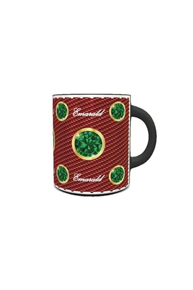 imPRESS Color Changing Heat Sensitive Coffee Mug with Birthstone Emerald Design