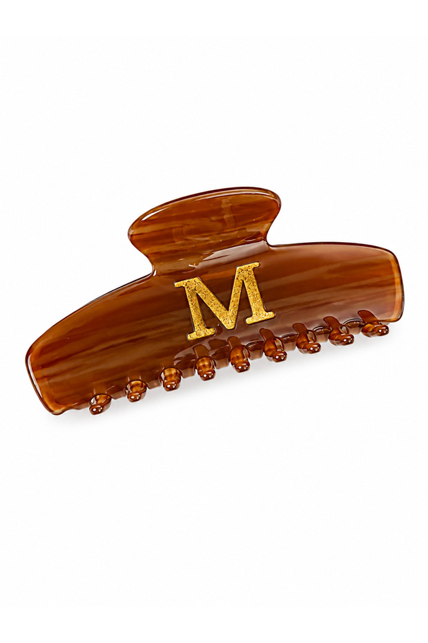 Large Size Latch Buckle with Bone Letter