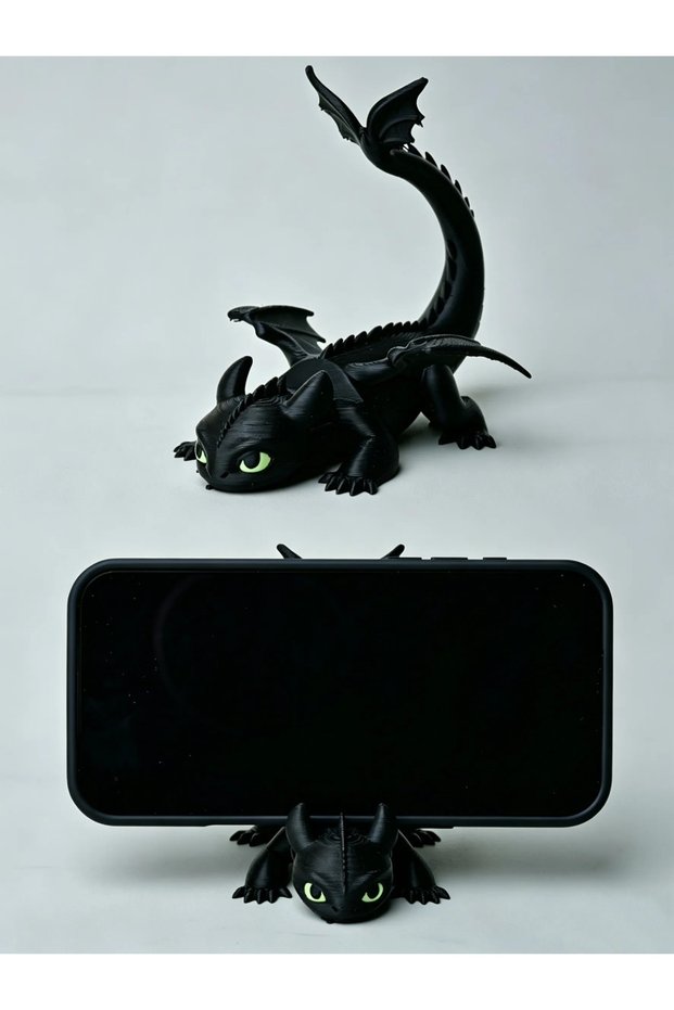 Toothless Dragon Phone Stand 3D Printing