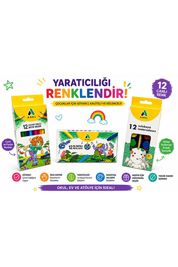 OKULA DÖNÜŞ BOYAMA SETİ