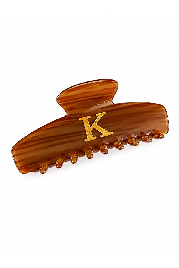 Large Size Latch Buckle with Bone Letter