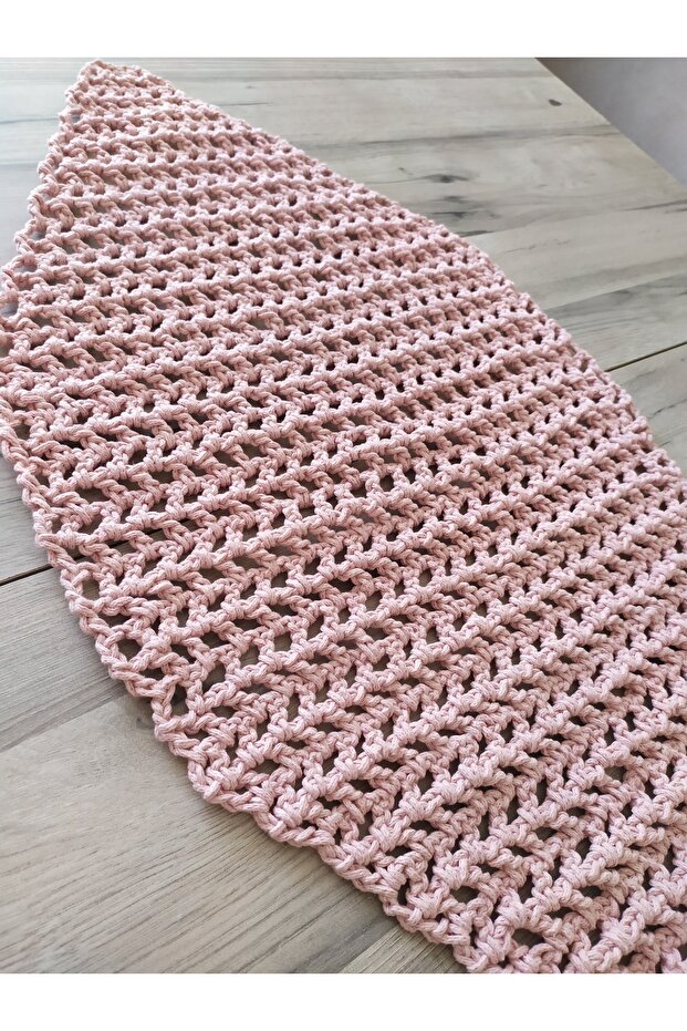 El örgüsü runner (Pembe)