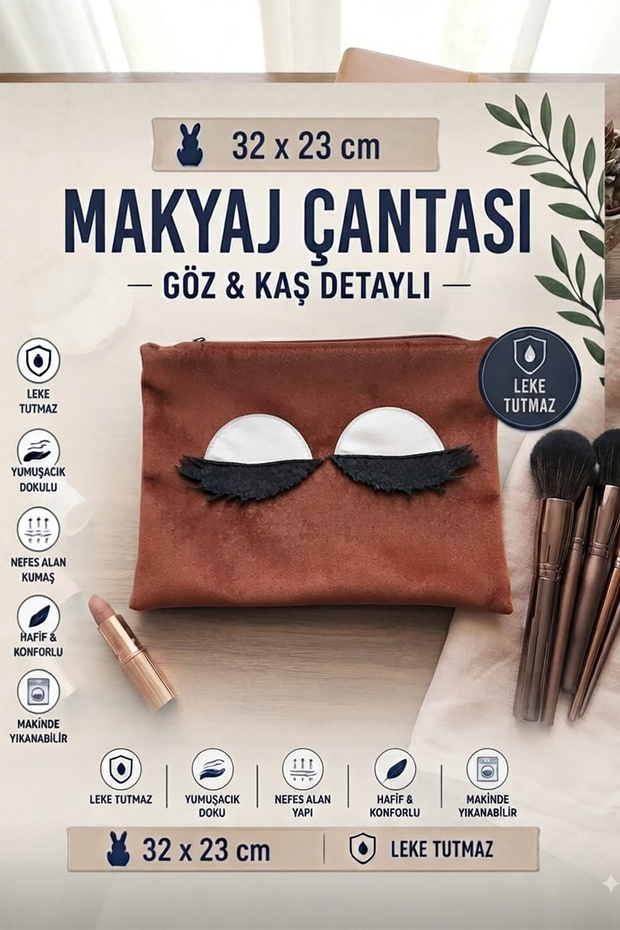 Makeup Bag (Velvet Fabric 32 X 23 cm)