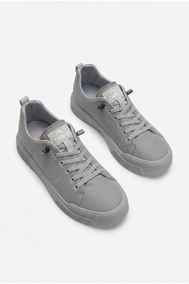 Noka North Comfortable Rubber Lace-Up Sneaker Linen Men's Shoes