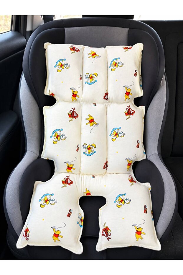 Baby and Child Stroller and Car Seat Cushion – Patterned Comfortable Car Seat Cushion – Soft Support Cushion