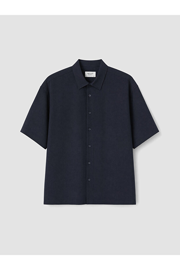 Nevavm Regular Fit Dobby Men's Shirt with Difference
