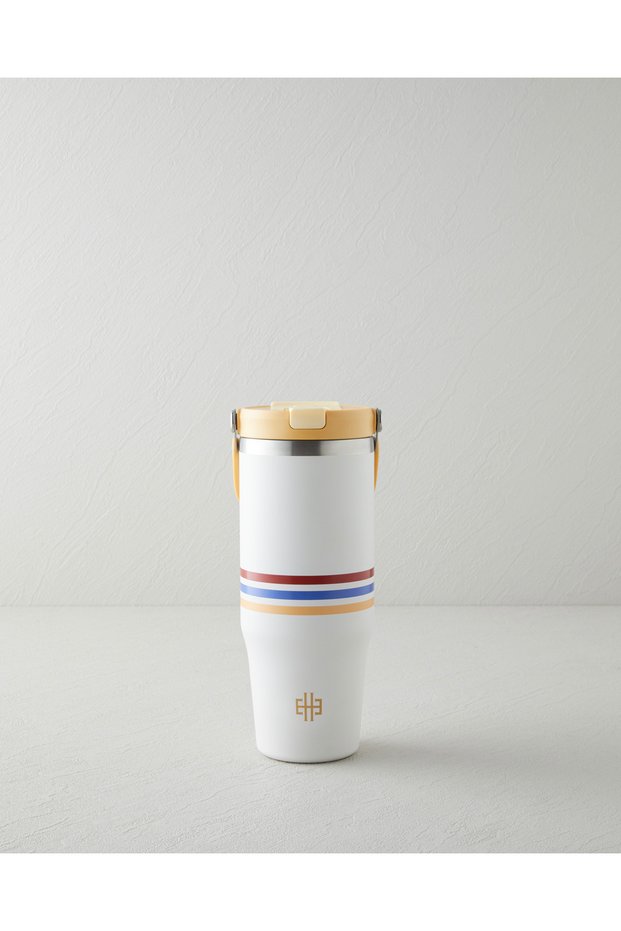 Good Mood Taffy Steel Thermos 960 ml White
