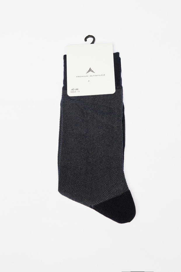 Men's Navy Blue Single Socks