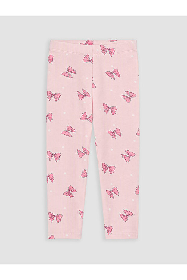 Esvab • Modern & Distinctive Bow and Polka Dot Printed Girls' Leggings