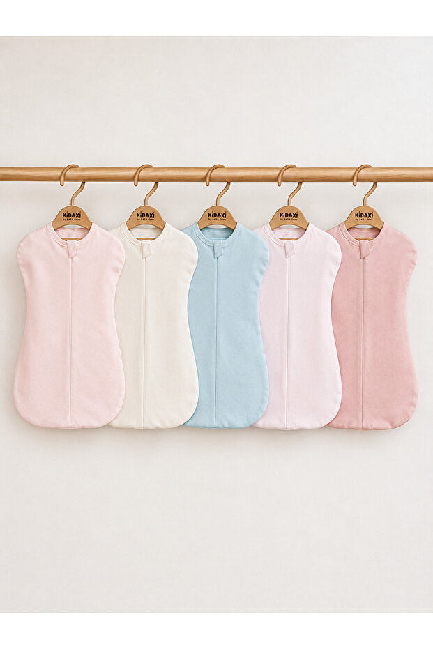 100% Cotton Zippered Baby Swaddle-Sleeping Bag
