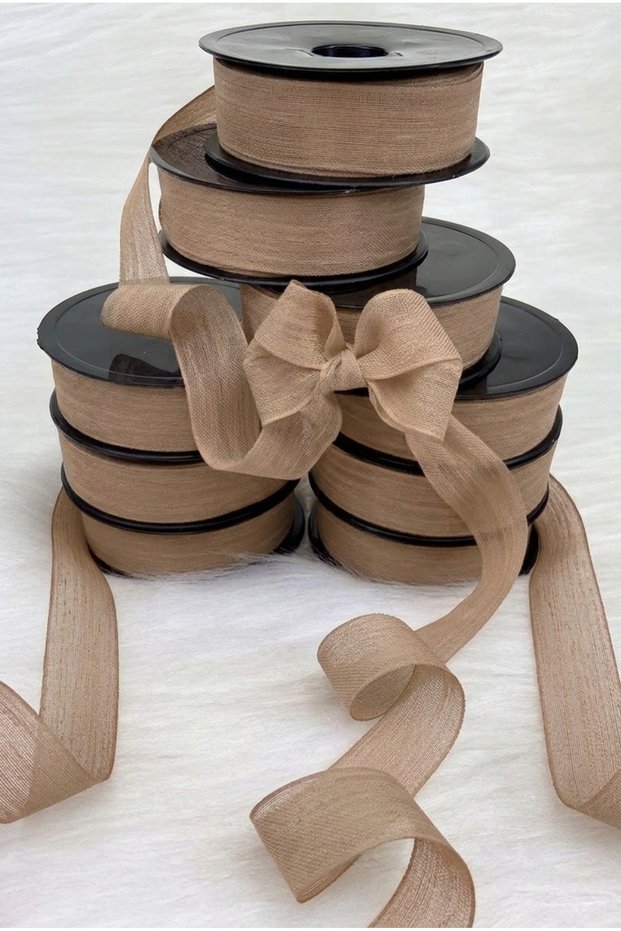 Mink Linen Ribbon 2.5 cm 20 Meters, Bohça Dowry Engagement Jewelry Special Day Gift Decoration Wedding Promise Bride Groom Bride Party Wedding Circumcision Henna Night Request Bridesmaid