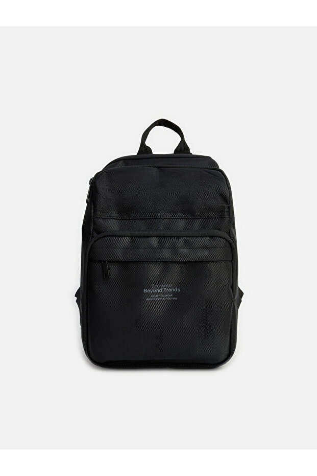 Vizyon New Season Black Printed Men's Backpack