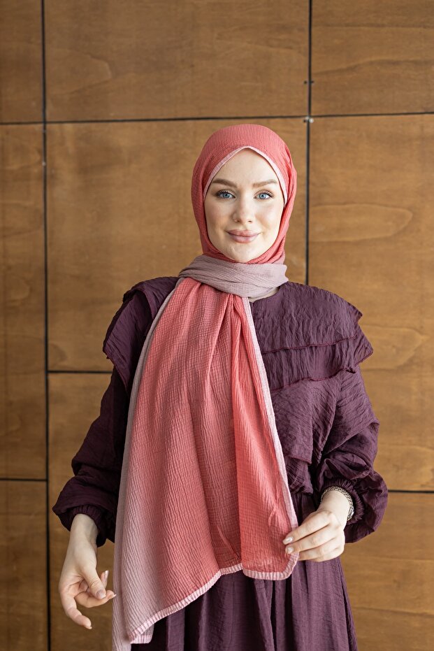100% Muslin Gradient Shawl