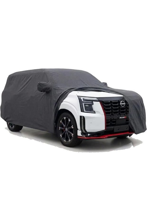 Custom Fit Car Cover Compatible with Nissan Patrol NISMO 2026, Waterproof All Weather Protection, Full Exterior Cover for Rain Snow Sun UV, Heavy Duty Indoor Outdoor Car Protector
