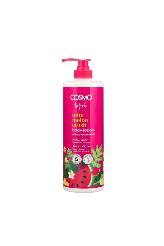 Be Fresh Mint Melon Crush Body Lotion 1000ml, For All Skin Types, Refreshing Daily Moisturizer With Sweet Melon Extracts, Fast Absorbing & Non Greasy, Soft Skin Formula, For Men & Women