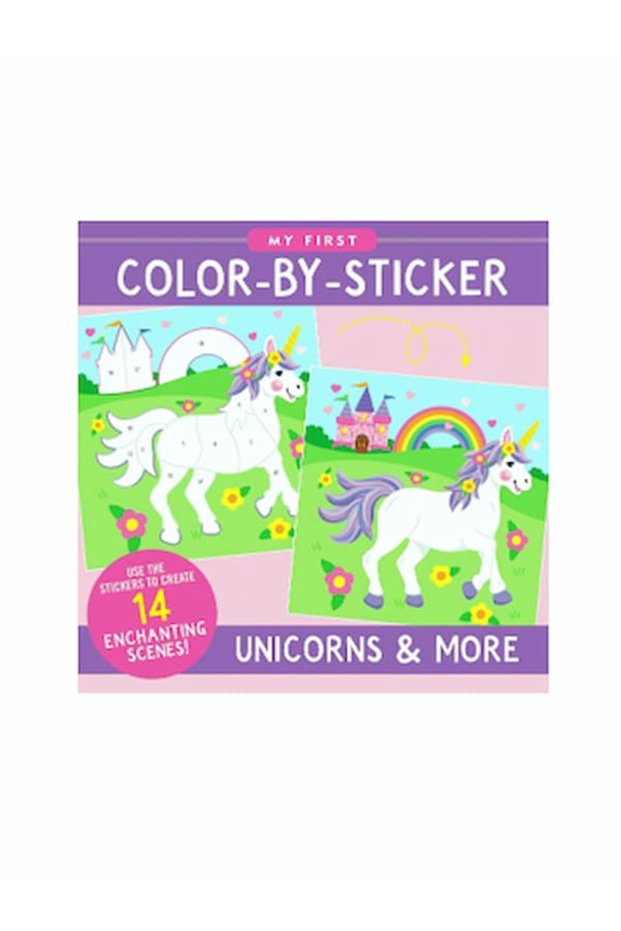 Color-by-Sticker Unicorns & More