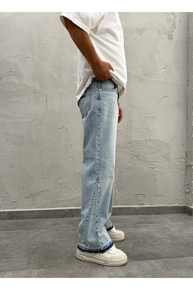 Effected Washed Vintage Flared Fit Jean
