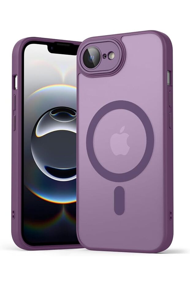 Strong Magnetic Magsafe Mobile Phone Case for iPhone 16E/17E, 10ft Drop Protection Shockproof Back Cover