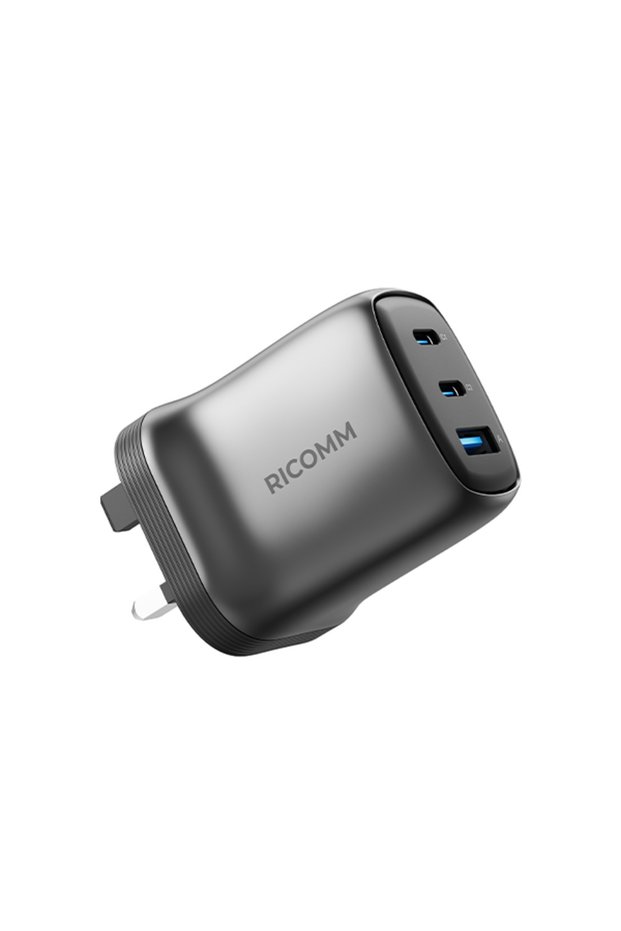 45W GaN Fast Charger | 2 USB-C + 1 USB-A Multi-Port Wall Charger with PD 3.0, PPS & QC Fast Charging for iPhone 17/16, Samsung Galaxy Z, S26 Series, iPad, Huawei, Honor, Oppo And More.... "