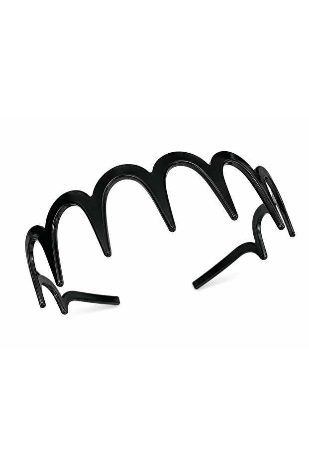 Bone oval zigzag crown