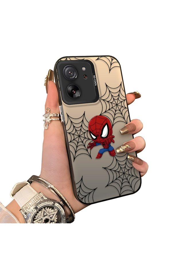 Xiaomi Mi 13t Pro/Mi 13t Compatible Hard Acrylic Back Silicone Edge Lens Protection Double Case