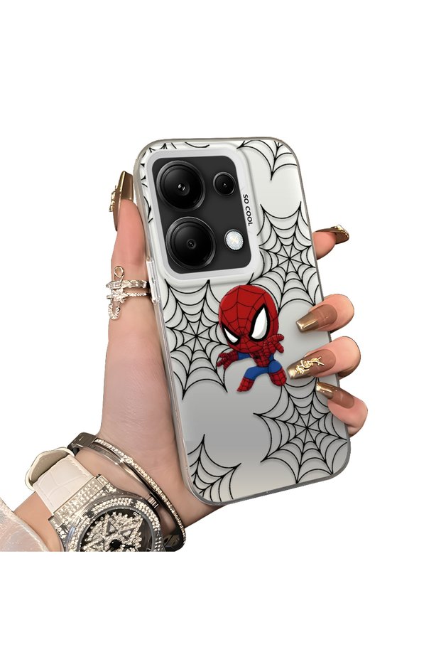 Xiaomi Poco M6 Pro 4g Compatible Hard Acrylic Back Silicone Edge Lens Protection Double Case