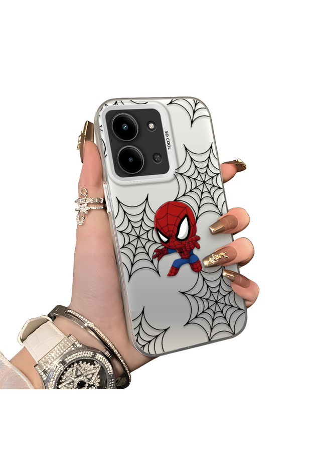 Xiaomi Redmi 15C 5g Compatible Hard Acrylic Back Silicone Edge Lens Protection Double Case