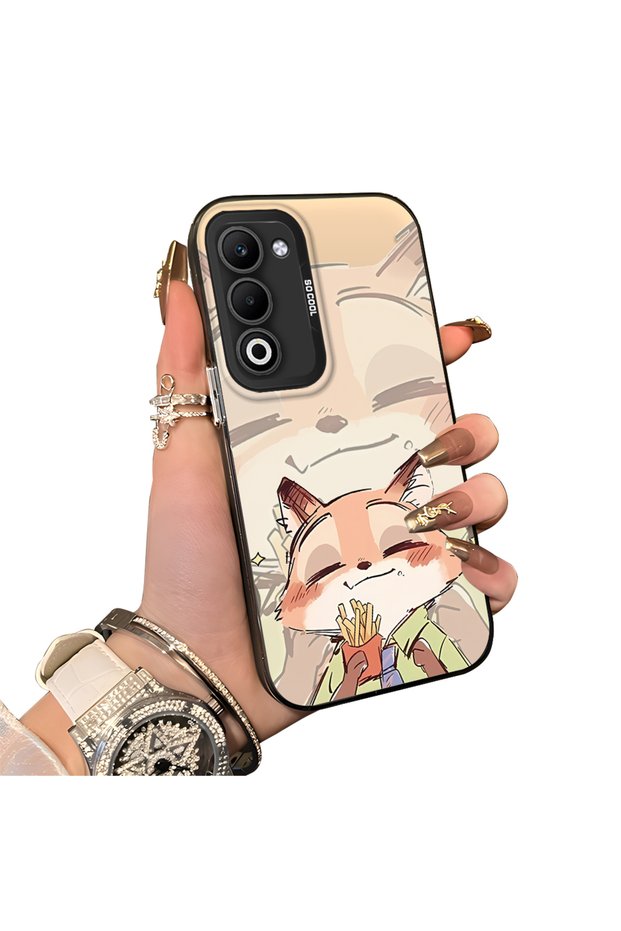 Oppo A5 4G/5G Compatible Hard Acrylic Back Silicone Edge Lens Protection Double Case