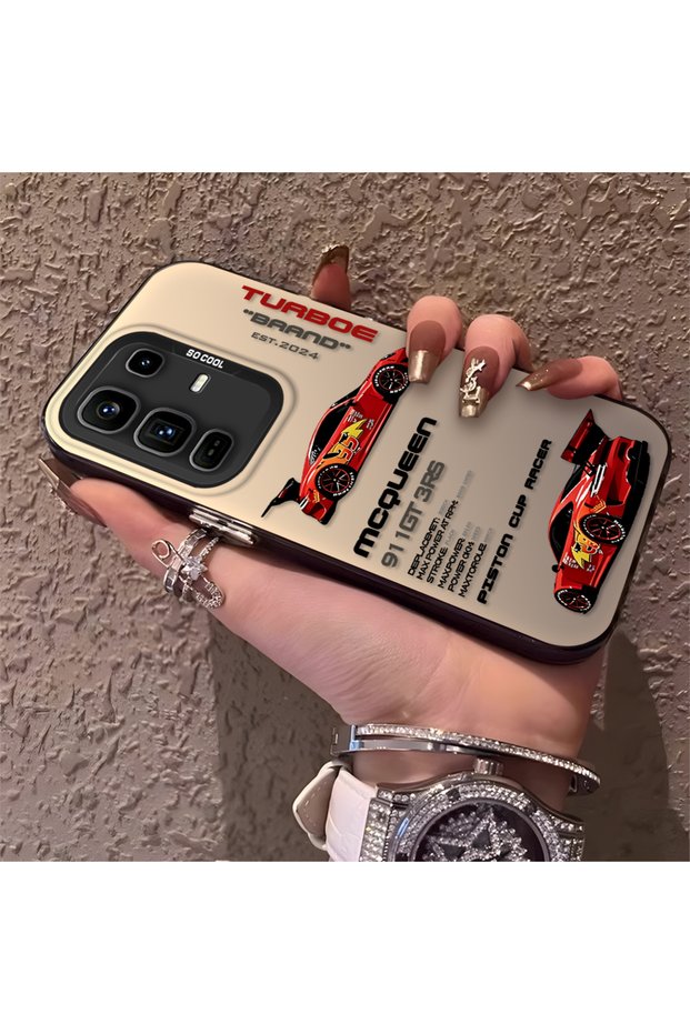 Infinix Note 50 Pro Plus Compatible Daily Use Compatible Trend Racing Car Case, Protective Cover