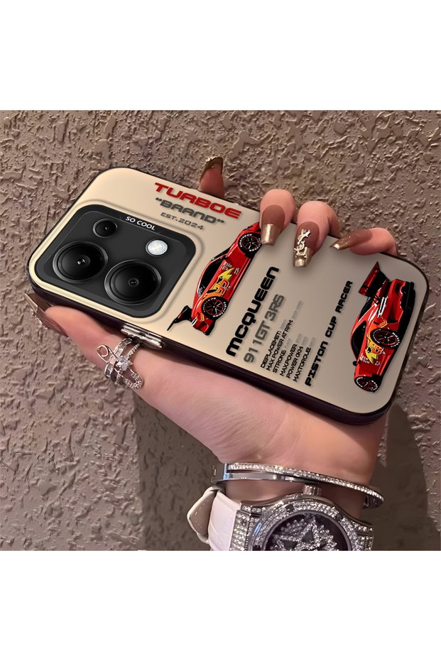 Redmi Note 13 Pro 4g Compatible Daily Use Compatible Trend Racing Car Case, Protective Cover