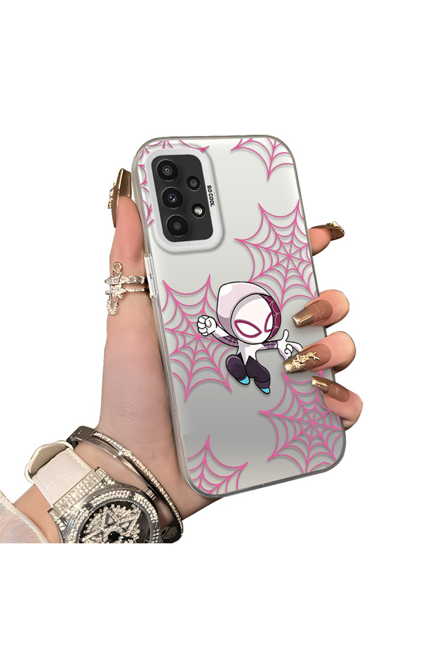 Samsung Galaxy A23 4G/5G Compatible Hard Acrylic Back Silicone Edge Lens Protection Double Case