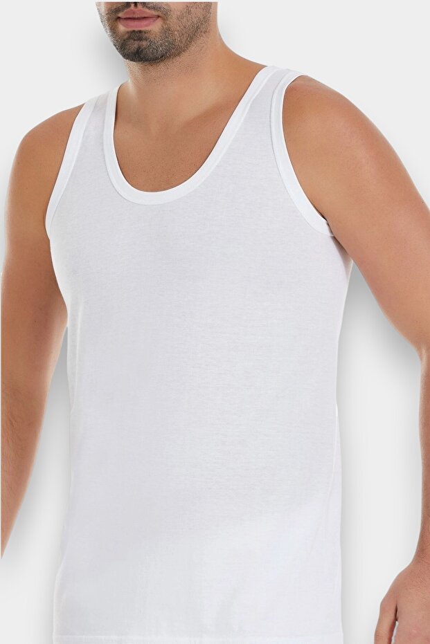 Men's Super Thin Modal Cotton Undershirts Set of 6 - Sweat-Absorbing Soft Thin Undershirts