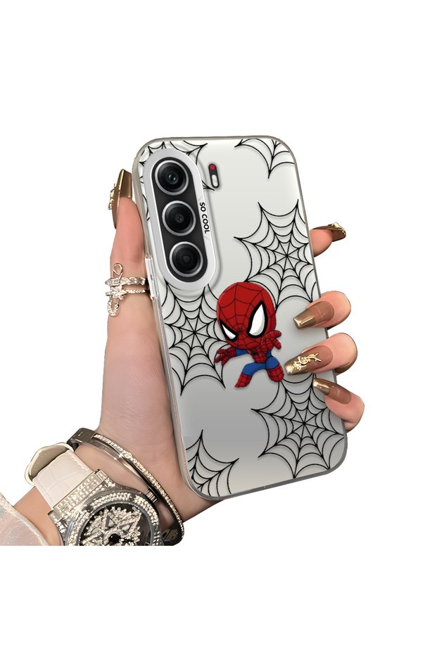 Tecno Camon 40 Pro 5g(Cm7) Compatible Hard Acrylic Back Silicone Edge Lens Protection Double Case