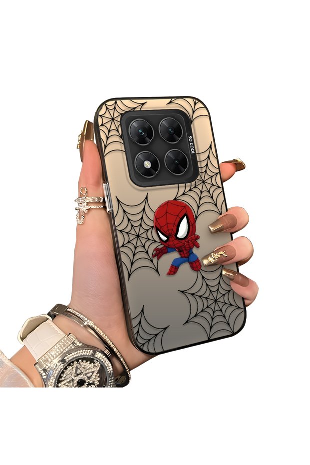 Xiaomi Poco X7 Compatible Hard Acrylic Back Silicone Edge Lens Protection Double Case