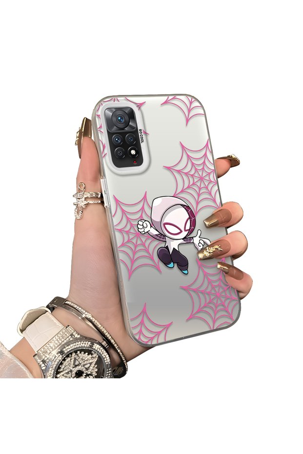Xiaomi Redmi Note 11 Pro 4G/5G Compatible Hard Acrylic Back Silicone Edge Lens Protection Double Case