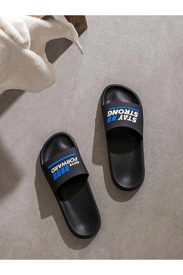 Printed Single Strap Men's Slider