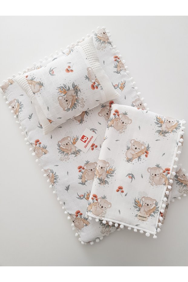 Baby Changing Set with Blanket, Mat, Muslin, Baby Pillow, Newborn, Crib, Baby Products