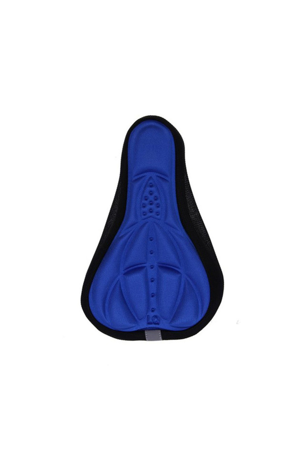 Blue Soft 3D Padded Cycling Bicycle MTB Bike Saddle Seat Cover Cushion Sponge Foam Comfortable Saddl